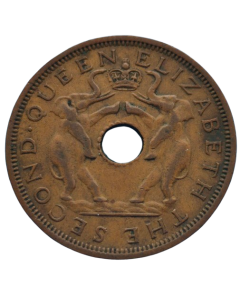 Rodésia e Niassalândia 1 Penny 1962