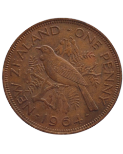 Nova Zelândia 1 Penny 1964