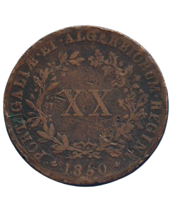 Reino de Portugal 20 Reis 1850