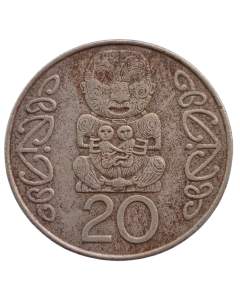 Nova Zelândia 20 Cents 2002