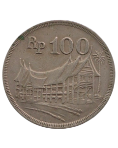 Indonésia 100 Rúpias 1973