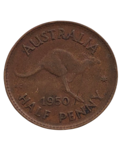 Austrália ½ pence 1950