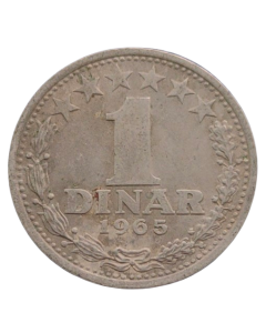 Iugoslávia 1 Dinar 1965