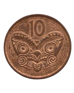 Nova Zelândia 10 Cents 2020