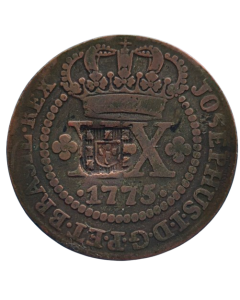 Brasil 20 réis 1775 - Com escudete