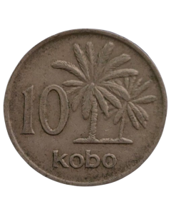 Nigéria 10 kobo 1976