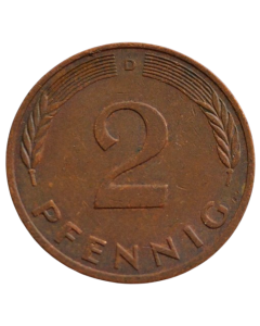 Alemanha  2 Pfennig 1978 D