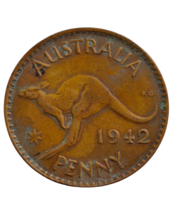 Austrália 1 Penny 1942