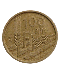 Espanha 100 Pesetas 1995 FAO