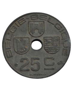 Bélgica 25 cents 1945