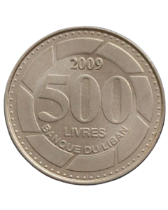 Líbano 500 Livres 2009