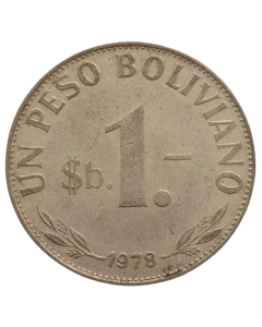 Bolívia 1 Peso Boliviano 1978