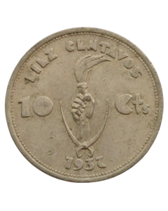 Bolívia 10 Centavos 1937