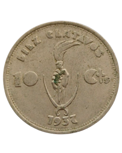 Bolívia 10 Centavos 1937