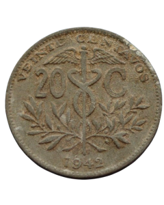 Bolívia 20 centavos 1942