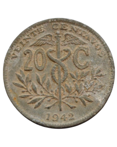 Bolívia 20 centavos 1942