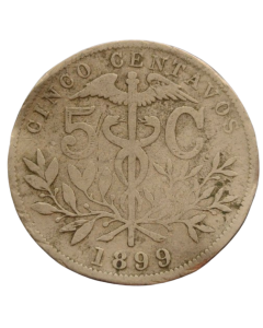 Bolívia 5 centavos 1899