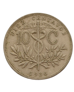 Bolívia 10 centavos 1936