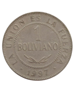 Bolívia 1 boliviano 1997