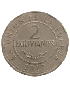 Bolívia 2 Bolivianos 2017