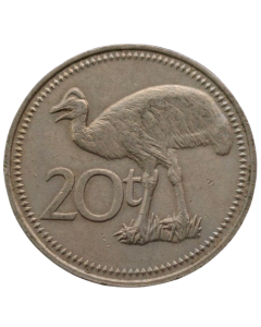 Papua Nova Guiné 20 Toea 1978