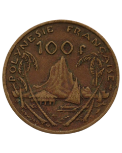 Polinésia Francesa 100 Francos 1976