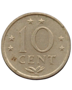 Antilhas Holandesas 10 Cents 1978