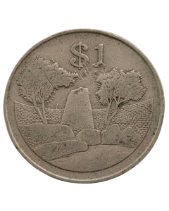 Zimbábue 1 dólar 1980