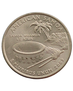 Estados Unidos ¼ dólar 2009 - Samoa Americana