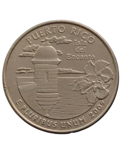 Estados Unidos ¼ dólar 2009 - Estado livre Associado de Porto Rico