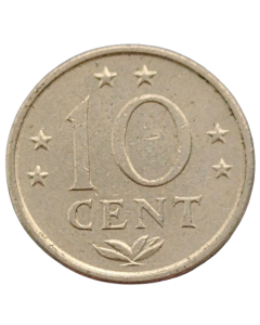 Antilhas Holandesas 10 Cents 1976