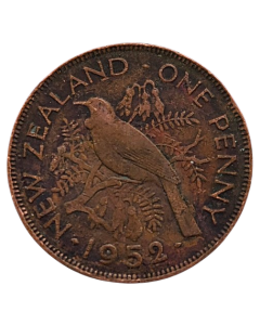 Nova Zelândia 1 Penny 1952