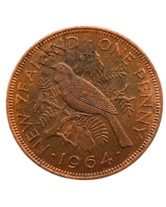 Nova Zelândia 1 Penny 1964