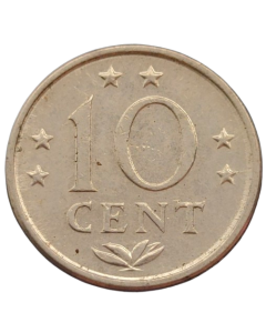 Antilhas Holandesas 10 Cents 1976