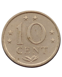 Antilhas Holandesas 10 Cents 1978