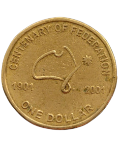 Austrália 1 Dólar 2001 - Centenário da Federação