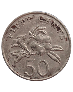 Singapura 50 Cents 1995