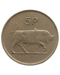 Irlanda 5 Pence 1982