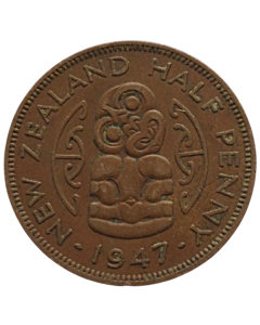 Nova Zelândia ½ Pence 1947