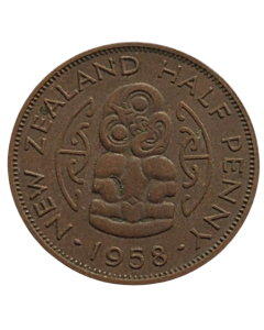 Nova Zelândia ½ Pence 1958