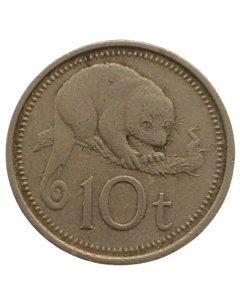 Papua Nova Guiné 10 Toea 1975