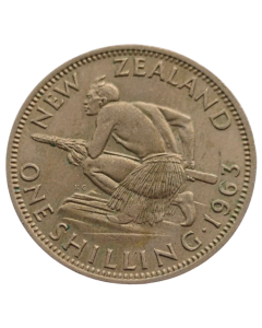 Nova Zelândia 1 Shilling 1963