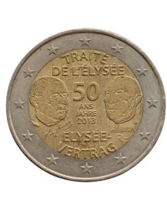 França 2 Euros 2013 - 50 Anos da Assinatura do Tratado de Eliseu