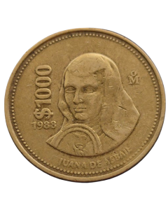 México 1000 Pesos 1988