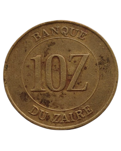 Zaire 10 Zaires 1988