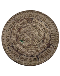 México 1 Peso 1958 - Prata