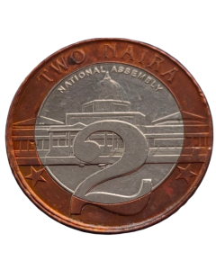 Nigéria 2 Naira 2006 