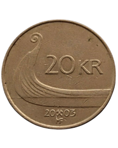 Noruega 20 Coroas 2003