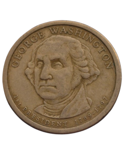 Estados Unidos 1 Dólar 2007 - Presidente dos EUA - George Washington (1789-1797)