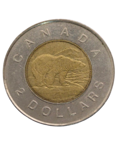 Canadá 2 Dólares 1996